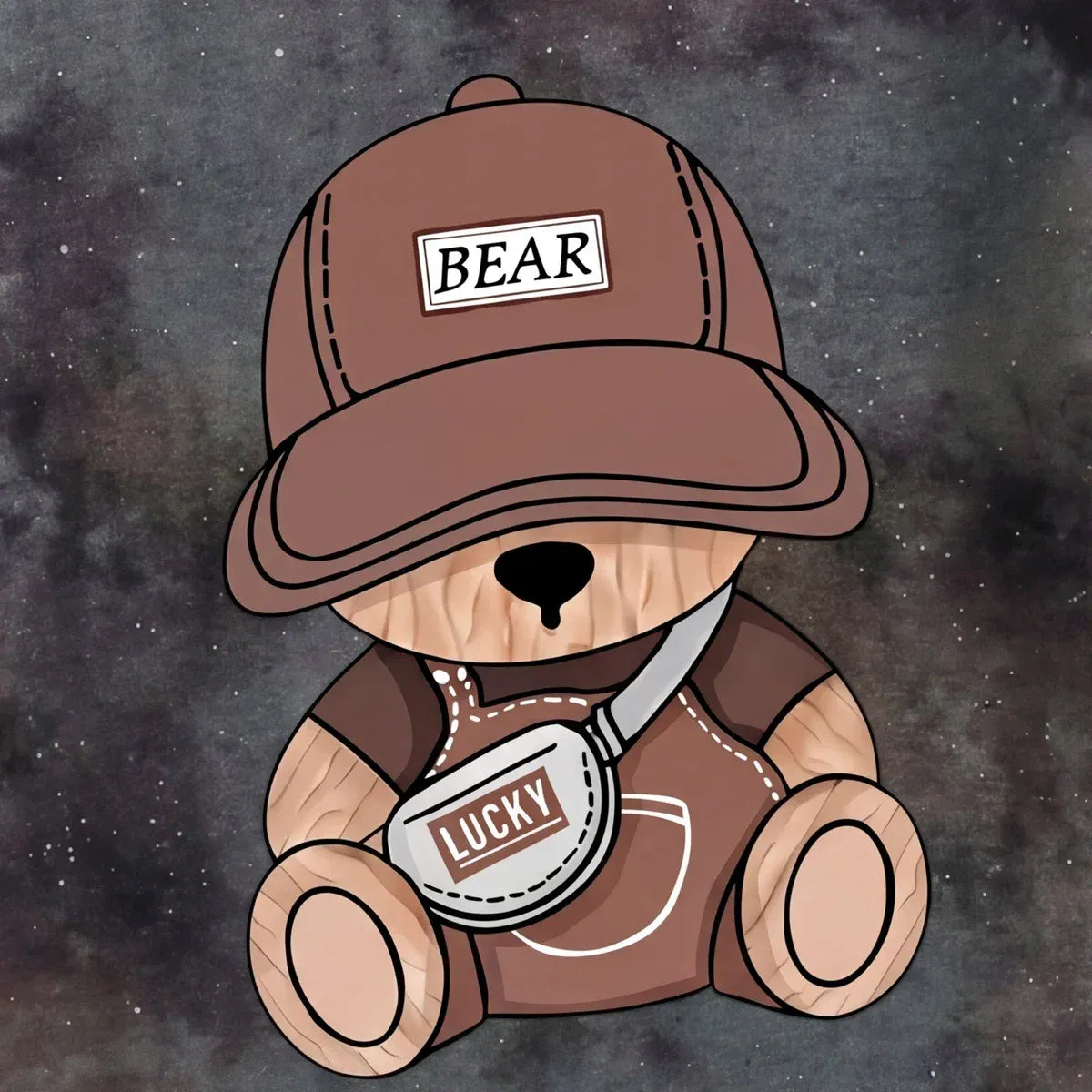 Cute Bear Graphic Tie-Dye Kids T-Shirt | Premium Cotton Half Sleeve Casual Tee for Boys & Girls