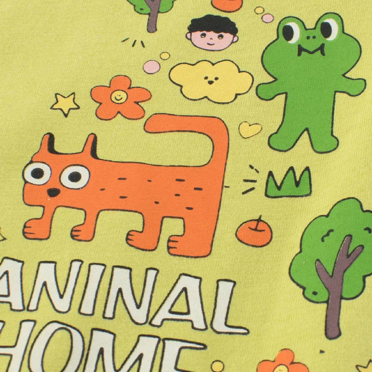 Animal Home Cartoon Kids T-Shirt | Premium Cotton Half Sleeve Casual Tee for Boys & Girls
