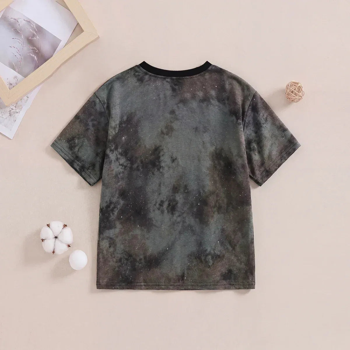 Cute Bear Graphic Tie-Dye Kids T-Shirt | Premium Cotton Half Sleeve Casual Tee for Boys & Girls