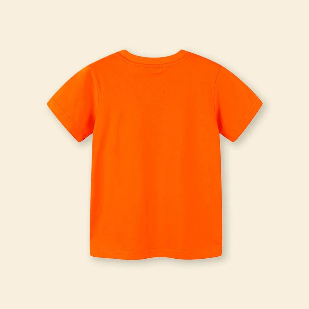 Ocean Octopus Print Kids T-Shirt | Premium Cotton Half Sleeve Casual Tee for Boys & Girls
