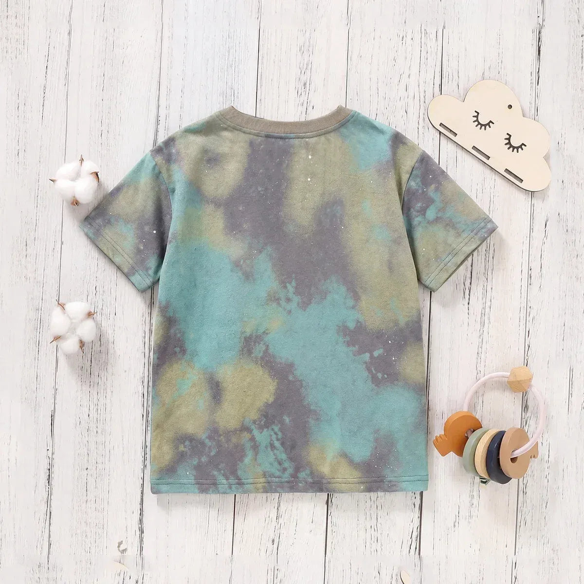 Goal Time Soccer Graphic Kids T-Shirt | Premium Cotton Tie-Dye Half Sleeve Sports Tee for Boys & Girls